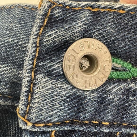 Y2K Tommy Hilfiger Vintage Relaxed Fit Classic Straight 2005 34x34 Men’s Jeans - Picture 15 of 16